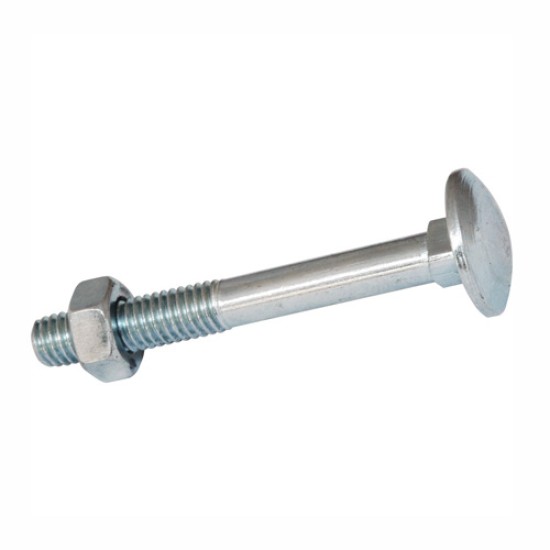 M10 x 130mm Coach Bolt and Nut