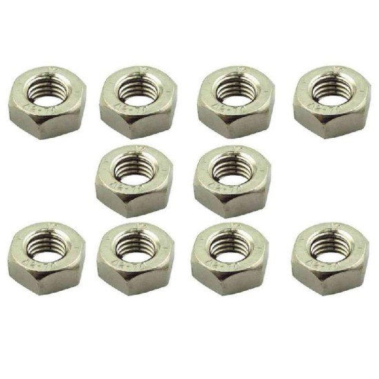 Nuts & Washers BZP 10mm (10pk)