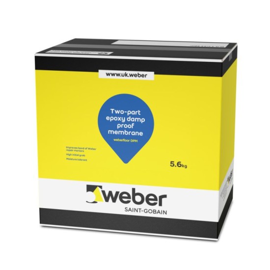 Weberfloor DPM Two Coat Epoxy Based Damp Proof Membrane 5.6kg