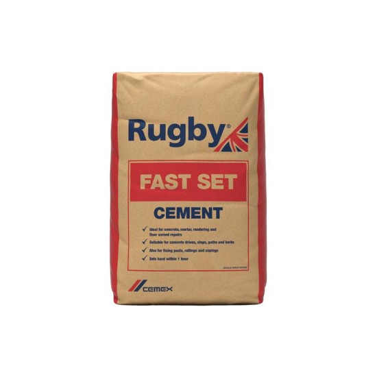 Cemex Rugby Fast Set Cement - 25kg