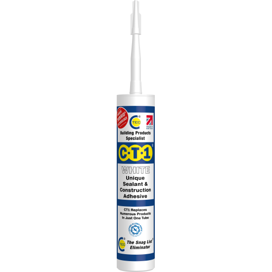 CT1 White Sealant and construction adhesive - 290ml