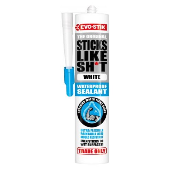 Evo-Stik Sticks Like Waterproof Sealant White C20