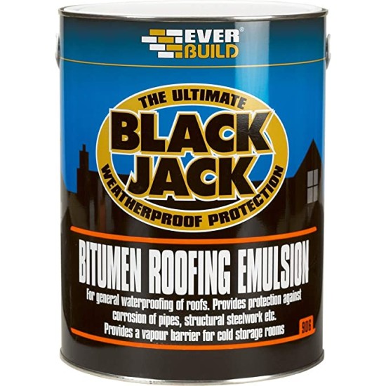 Everbuild 906 Bitumen Roofing Emulsion - 5L