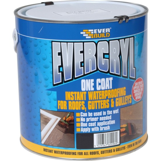 Everbuild Evercryl One Coat Grey 2.5kg