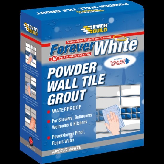 Forever White Powder Wall Tile Grout 1.2kg Arctic White