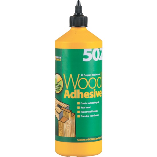 Everbuild 502 Wood Adhesive - 1L