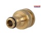 Brass Dual Tap Connector (12.5-19mm/1/2-3/4in)