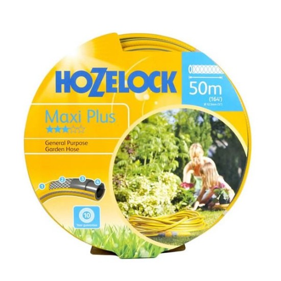 HozelockMaxi Plus Hose General Purpose 50m 12.5mm