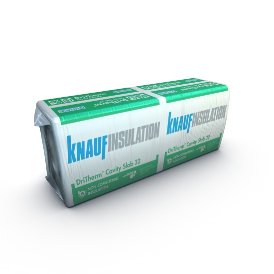 Knauf Insulation 100mm DriTherm 32 Cavity Slab 3.28m2 Pack