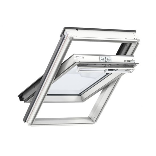 Velux GGL 2070 White Painted Centre Pivot Roof Window  550 x 980mm