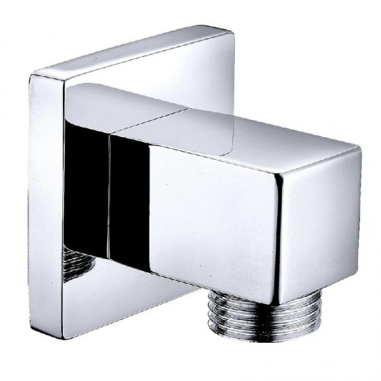 Nevada Square Outlet Elbow Chrome