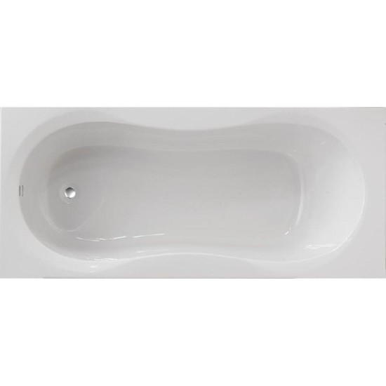 Alabama Bath with Option 1 Whirlpool Size: 1700 x750