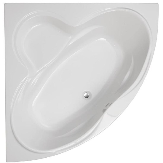 Colorado Corner Bath & Panel with Option 1 Whirlpool Size: 1400 x 1400 - Bath Spec: Standard Spec