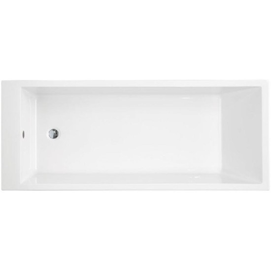 Indiana Thin Edged Single Ended Bath (Standard Spec) - 1700 x 700mm Size: 1700 x 700mm