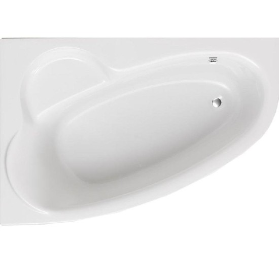 Tennessee Offset Corner Bath & Panel with Option 6 Whirlpool System Size: 1500 x 1000 - Handing: Left Hand