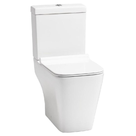 Charlotte WC including Soft Close Seat WC Option: Close Coupled Pan, Cistern & Slim Soft Close Seat