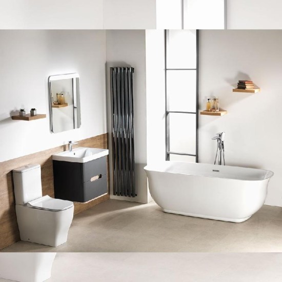 Ritz Rimless Suite Ritz 1700 x 750mm Freestanding Bath