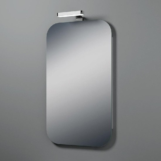 Urban Mirror with Light Fitting - 2 Size Options Size: 400