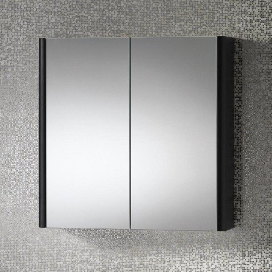 Oregon 60 Mirrored Cabinet Size: 600 - Furniture Colour: Platinum Grey