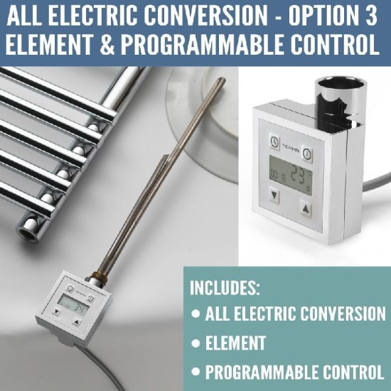 Option 3 - Element & Programmable Control Element Size: 200 Watt - 285mm Length