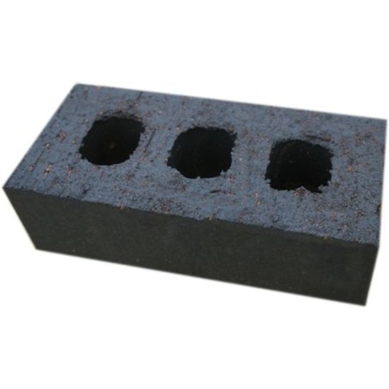 Staffordshire Smooth Blue Facing Perforated Brick 65mm x 215mm x 102.5mm