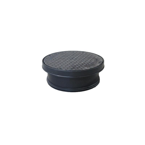 Builders Basics 450mm Round Plastic Cover & Frame DRIVEWAY