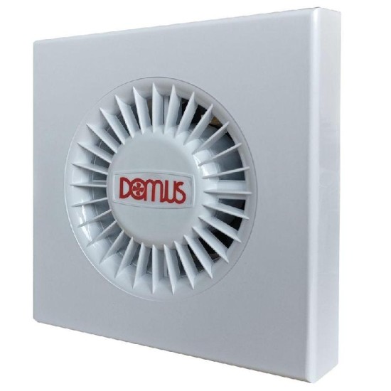 Domus100mm Axial Bathroom Fan with Pull