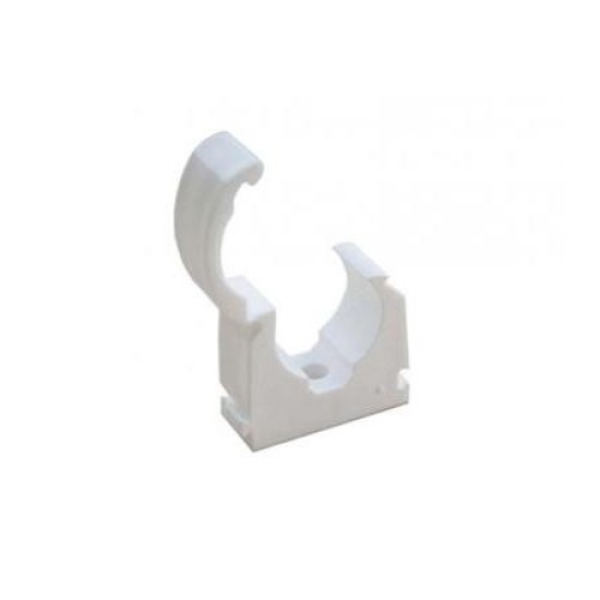 Pipe Clips Hinged 22mm Pk10
