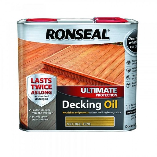 Ronseal Ultimate Decking Oil Natural 2.5L