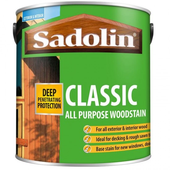 Sadolin Classic All Purpose Woodstain Ebony 1L