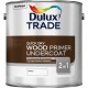 Dulux Trade 2.5L Quick Dry Wood Primer - Undercoat White Finish