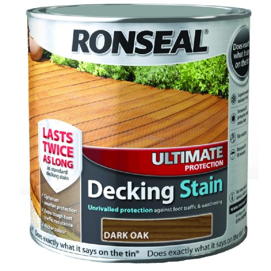 Ronseal Ultimate Decking Stain Dark Oak