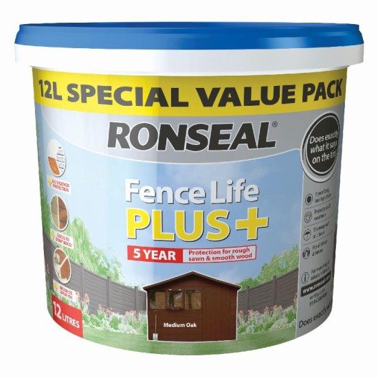 Ronseal Fencelife PlusMedium Oak 5L