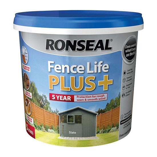 Ronseal Fencelife Plus Slate 5L