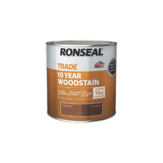 Ronseal Trade 10yr Woodstain Teak 750ml