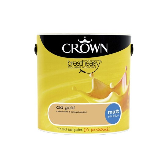 Crown Matt Breatheasy Solvent Free - Old Gold - 2.5L