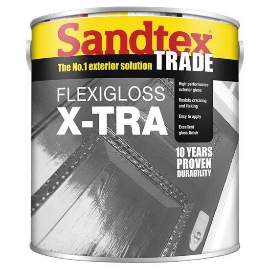 Sandtex Flexigloss X-Tra Black 1L