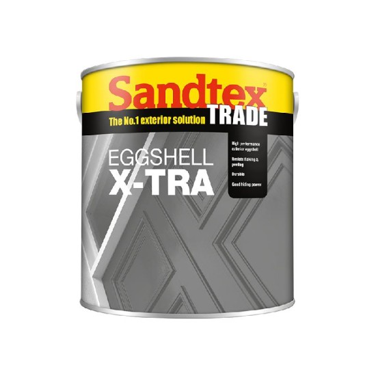 Sandtex Eggshell X-Tra White 2.5L