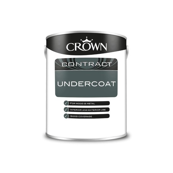 Crown Contractors Undercoat - White - 1L