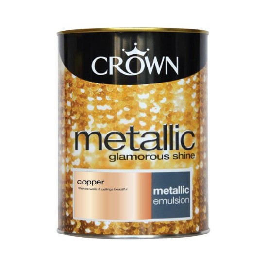 Crown Metallic Glamorous Shine - Copper - 1.25L