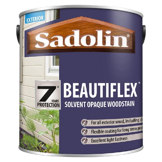 Sadolin Beautiflex Solvent Opaque Woodstai White 1L