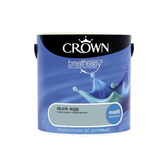 Crown Matt Breatheasy Solvent Free - Duck Egg - 2.5L