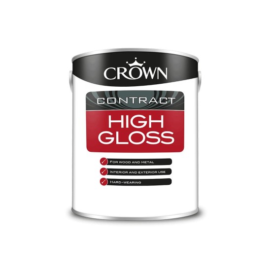 Crown Contractors High Gloss - Black - 1L