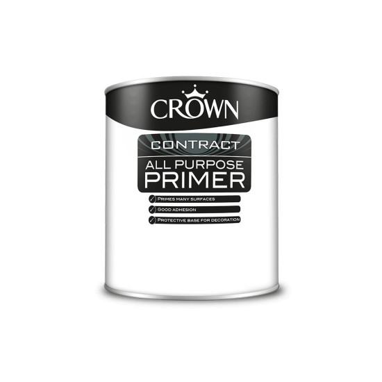 Crown Contractors All Purpose Primer - White - 1L