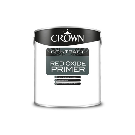 Crown Contractors Red Oxide Primer - Red - 2.5L