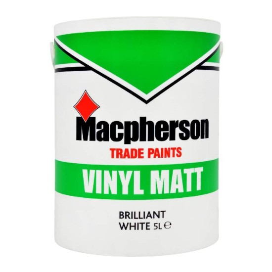 Macpherson Emulsion Vinyl Matt White 5L