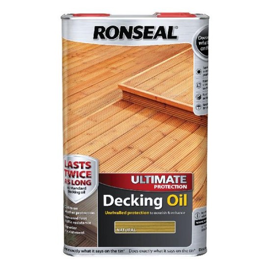 Ronseal Ultimate Decking Oil Natural 5l
