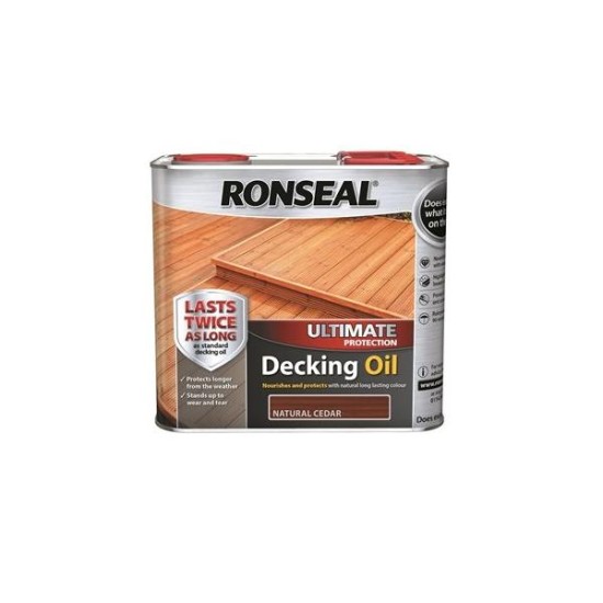 Ronseal Ultimate Decking Oil Cedar 2.5l
