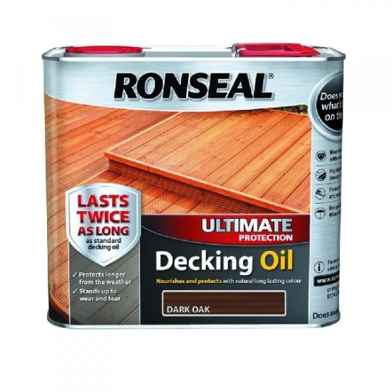 Ronseal Ultimate Decking Oil Dark Oak 2.5l