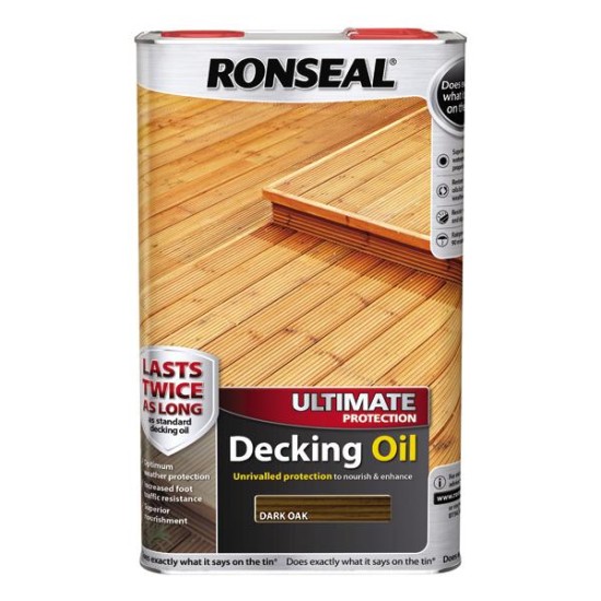 Ronseal Ultimate Decking Oil Dark Oak 5l